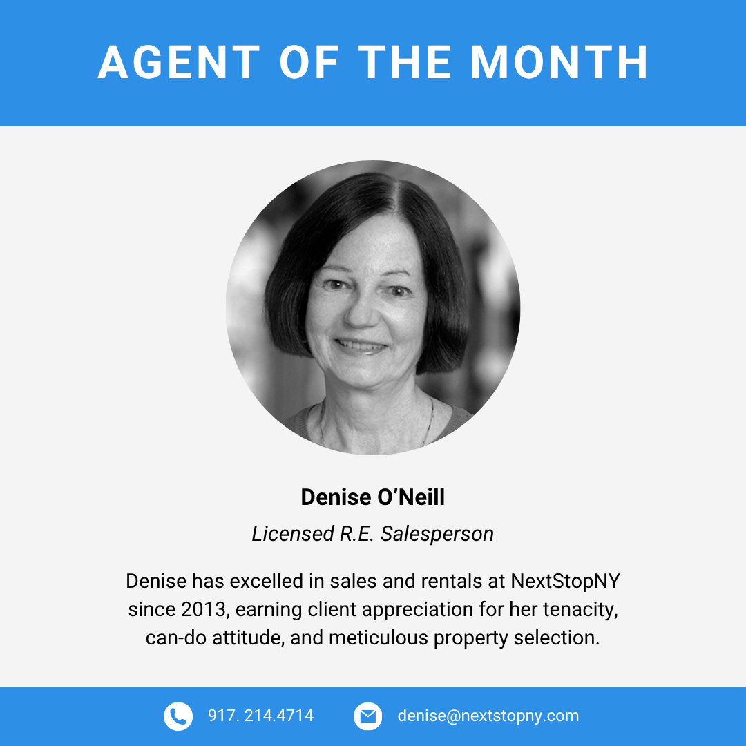 NextStopNY Agent of the Month communication