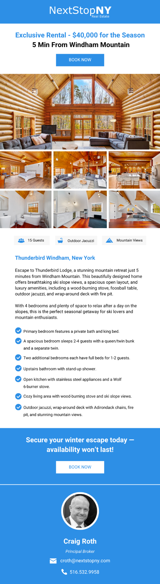 NextStopNY email campaign