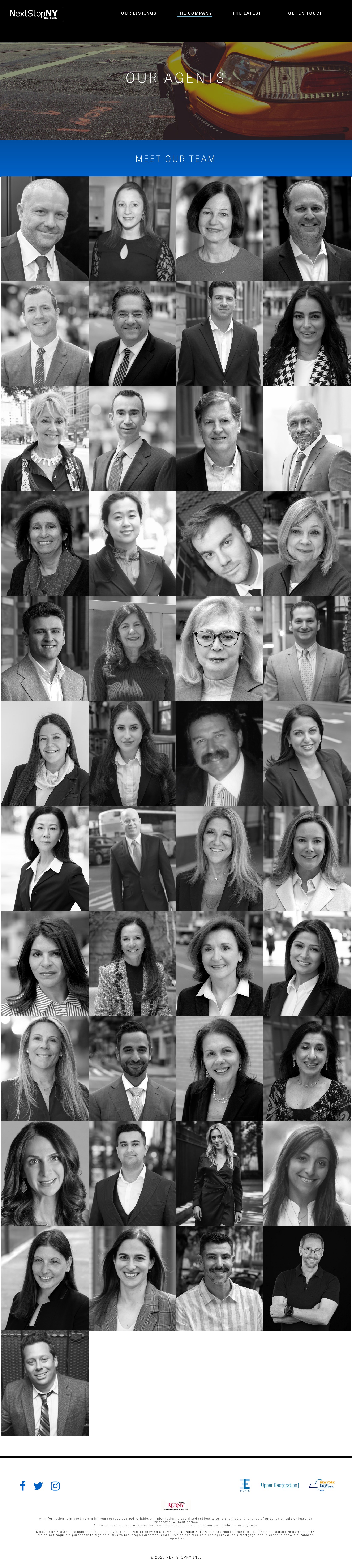 NextStopNY Our Agents directory